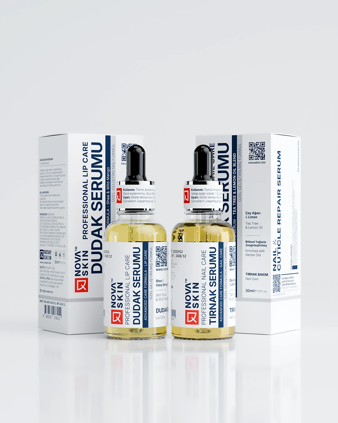 Novaskin Dudak ve Tırnak Bakım Serum Seti