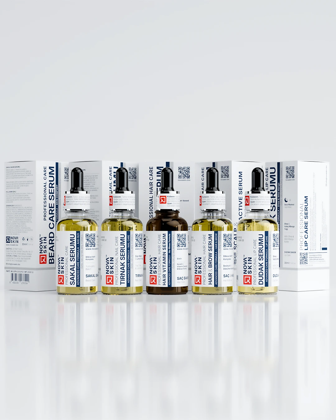Erkek Bakım Serum Seti - 5 Ürün