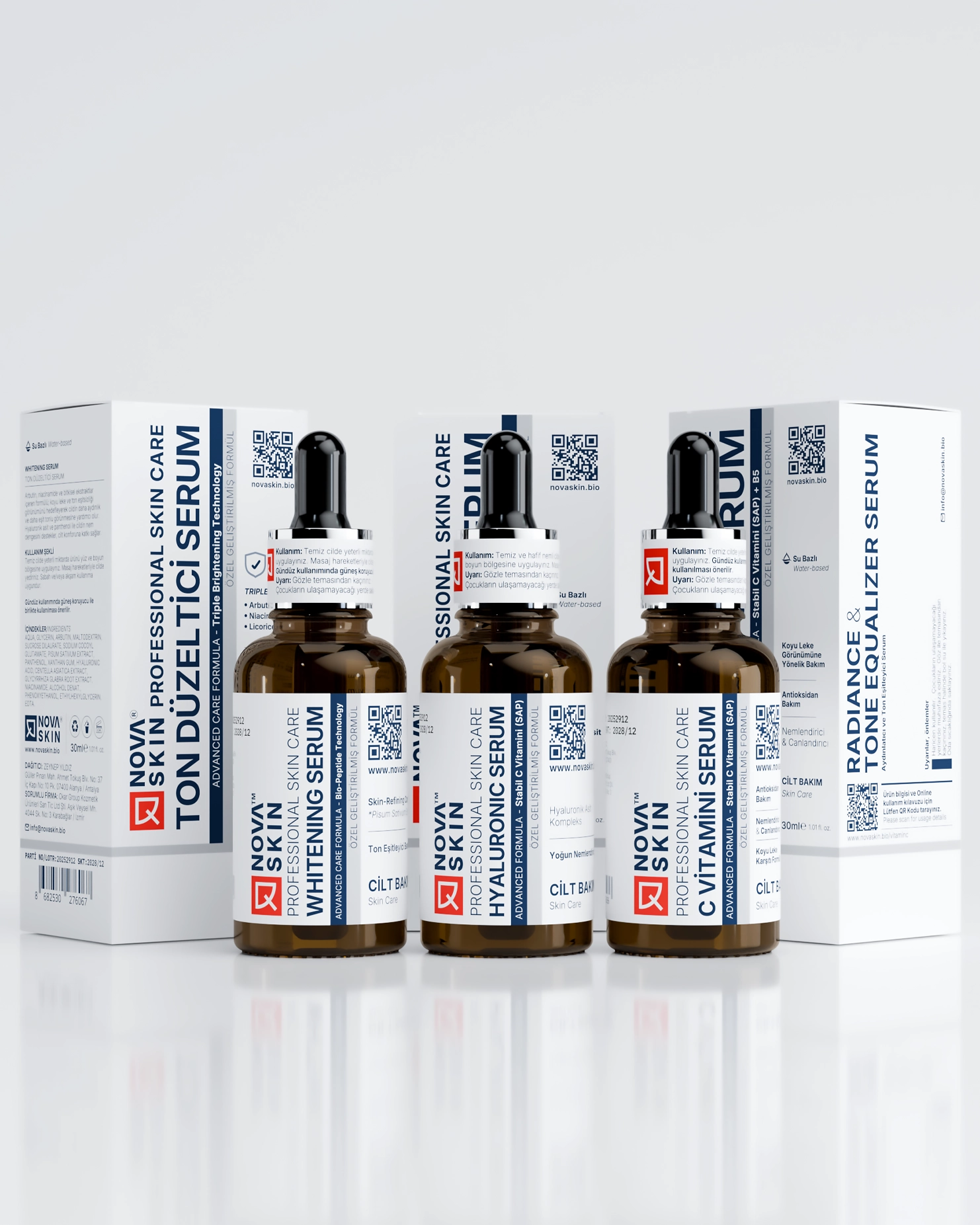 Novaskin Leke Karşıtı Aydınlık Serum Seti