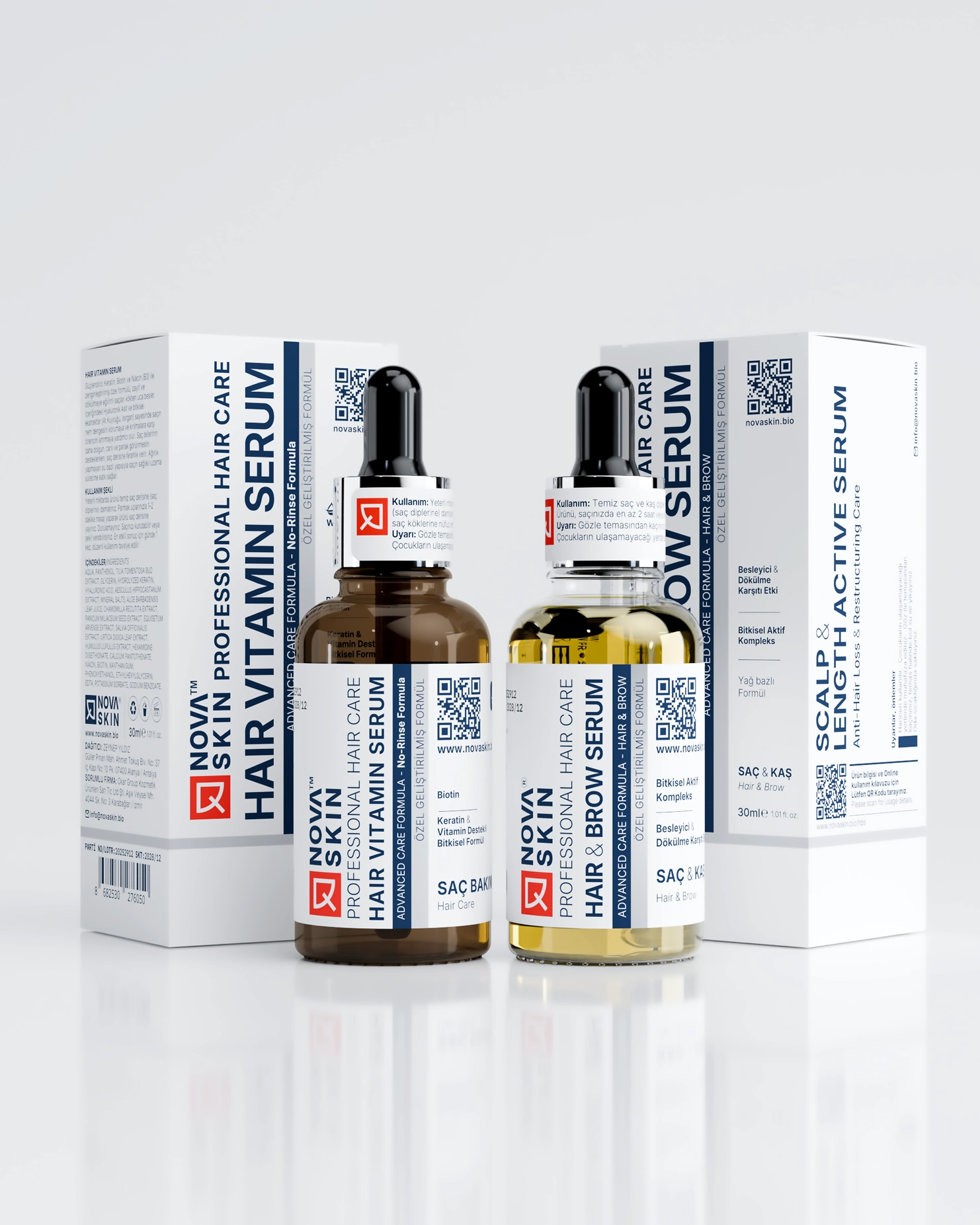 Novaskin Saç Bakım Serum Seti