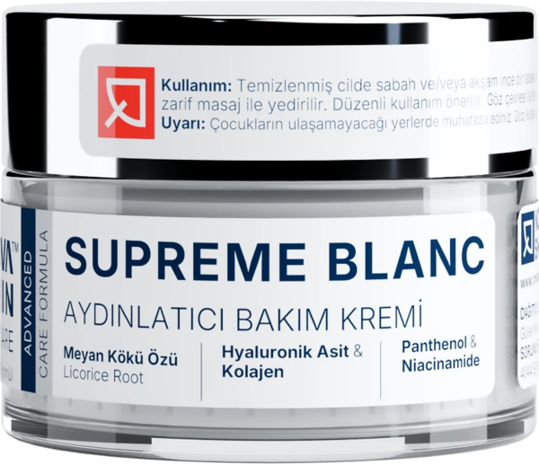 Supreme Blanc -  Ton Dengeleyici Bakım Kremi